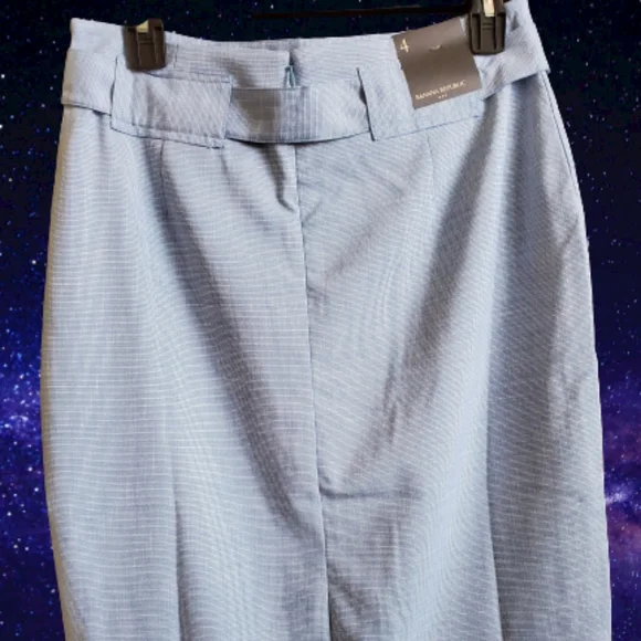 Banana Republic chambray fitted pencil skirt, 30", blue - Picture 6 of 11